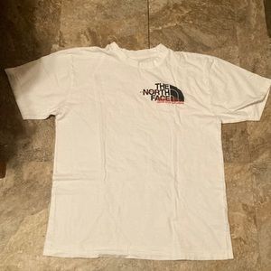 The north face white tee